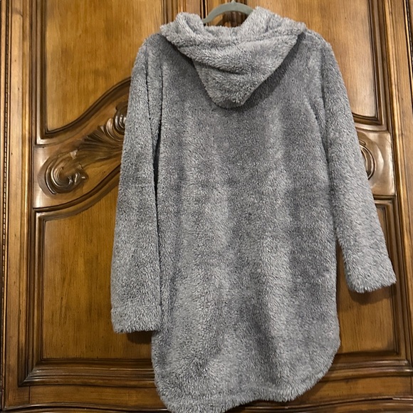 Peanuts Happy Fleece Snoopy & Woodstock hooded long sleeve pullover loungewear S - Picture 10 of 11